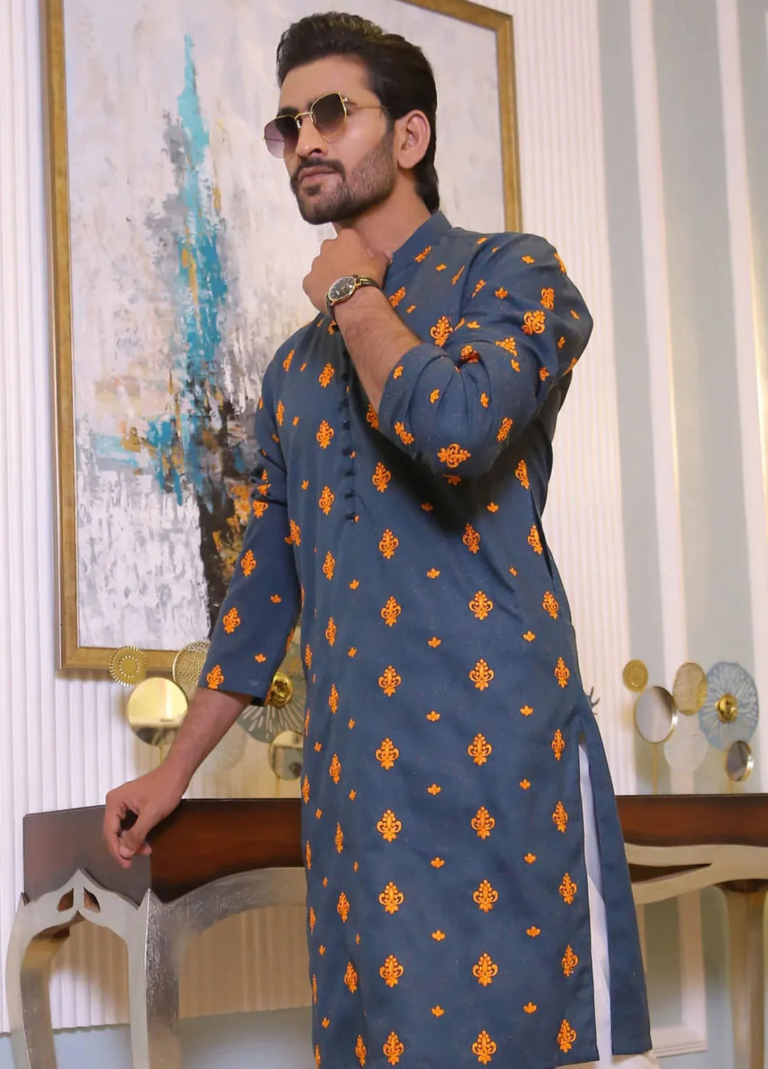 Edge Republic Pret Chikankari Kurta Pajama CK 712