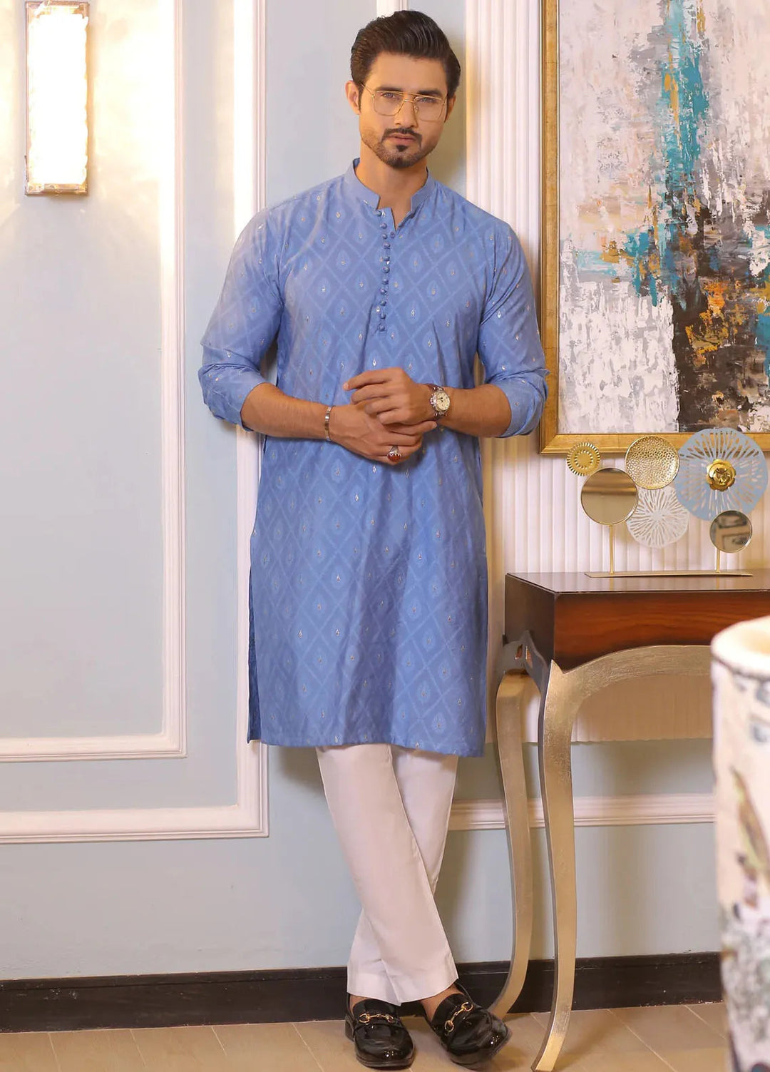 Edge Republic Pret Chikankari Kurta Pajama CK 713