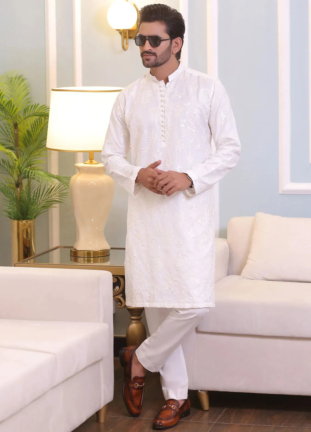 Edge Republic Pret Chikankari Kurta Pajama CK 716