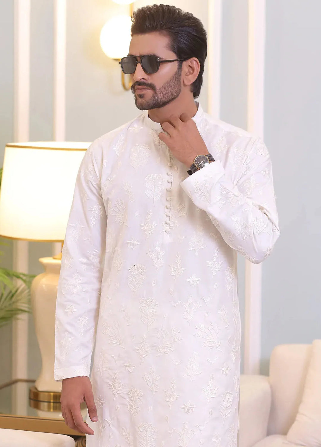 Edge Republic Pret Chikankari Kurta Pajama CK 716