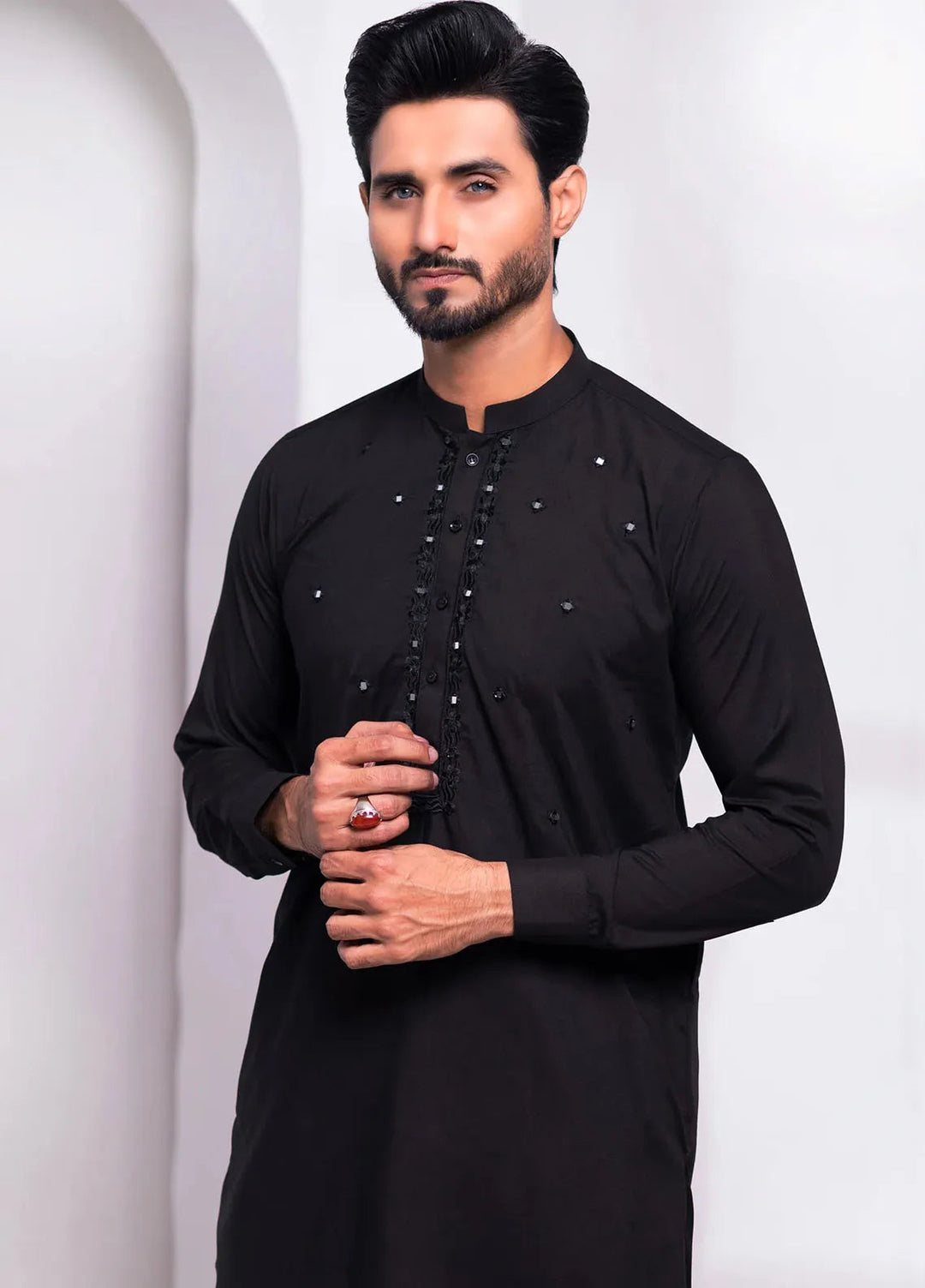 Edge Republic Pret Mirror Work Kurta Pajama ER EMB 538