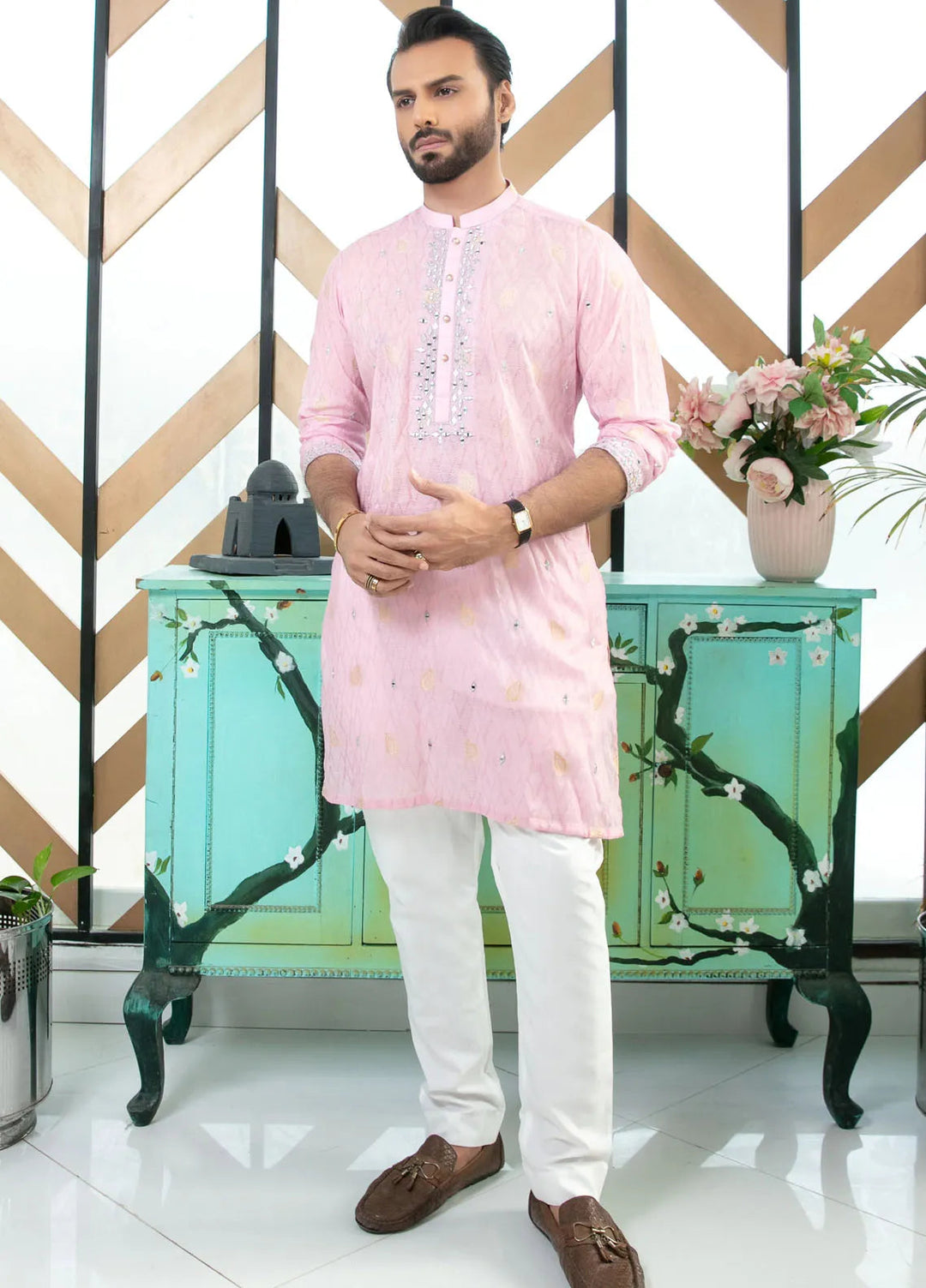 Edge Republic Pret Mirror Work Kurta Pajama ER MR 36
