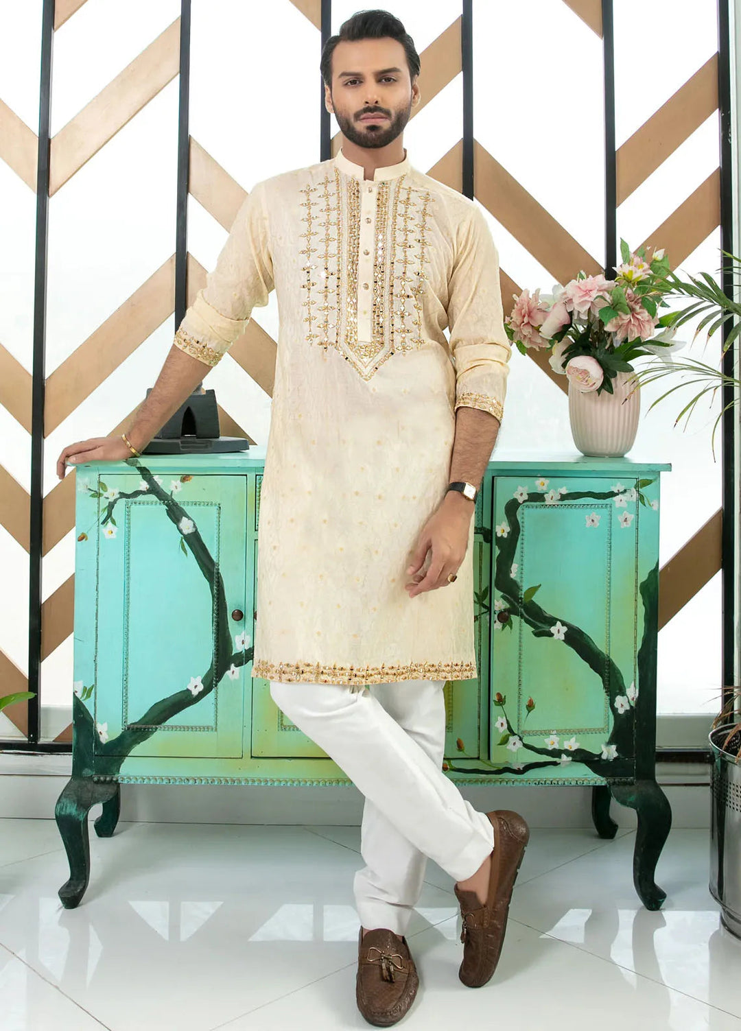 Edge Republic Pret Mirror Work Kurta Pajama ER MR 37