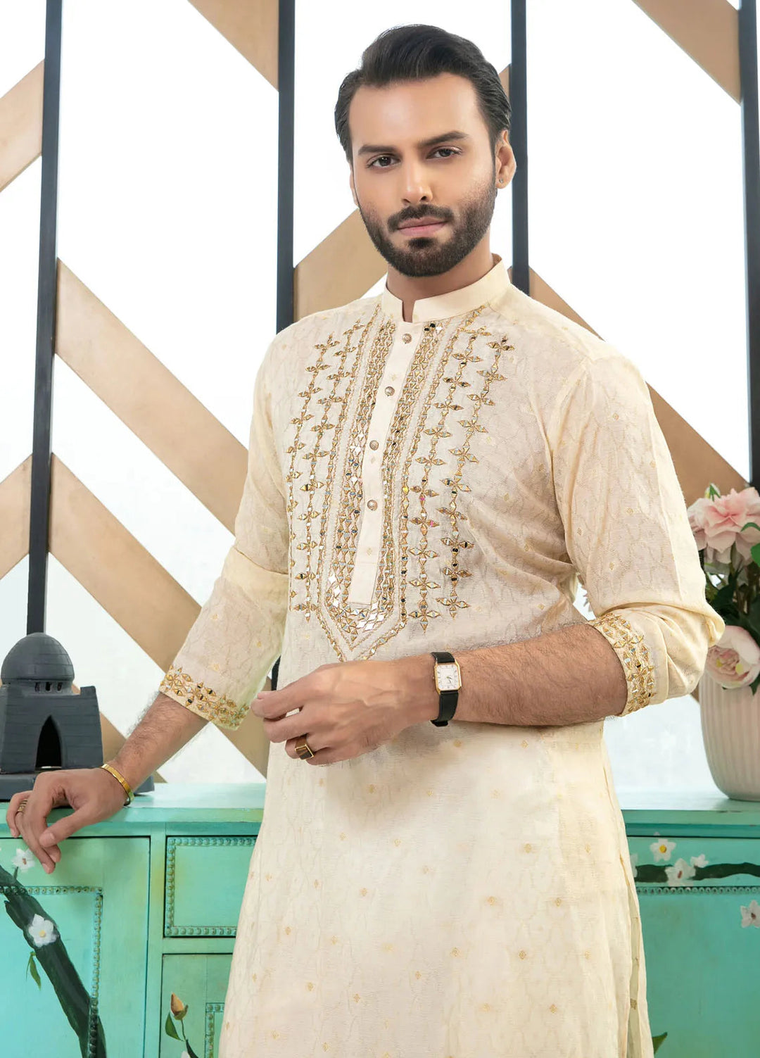 Edge Republic Pret Mirror Work Kurta Pajama ER MR 37