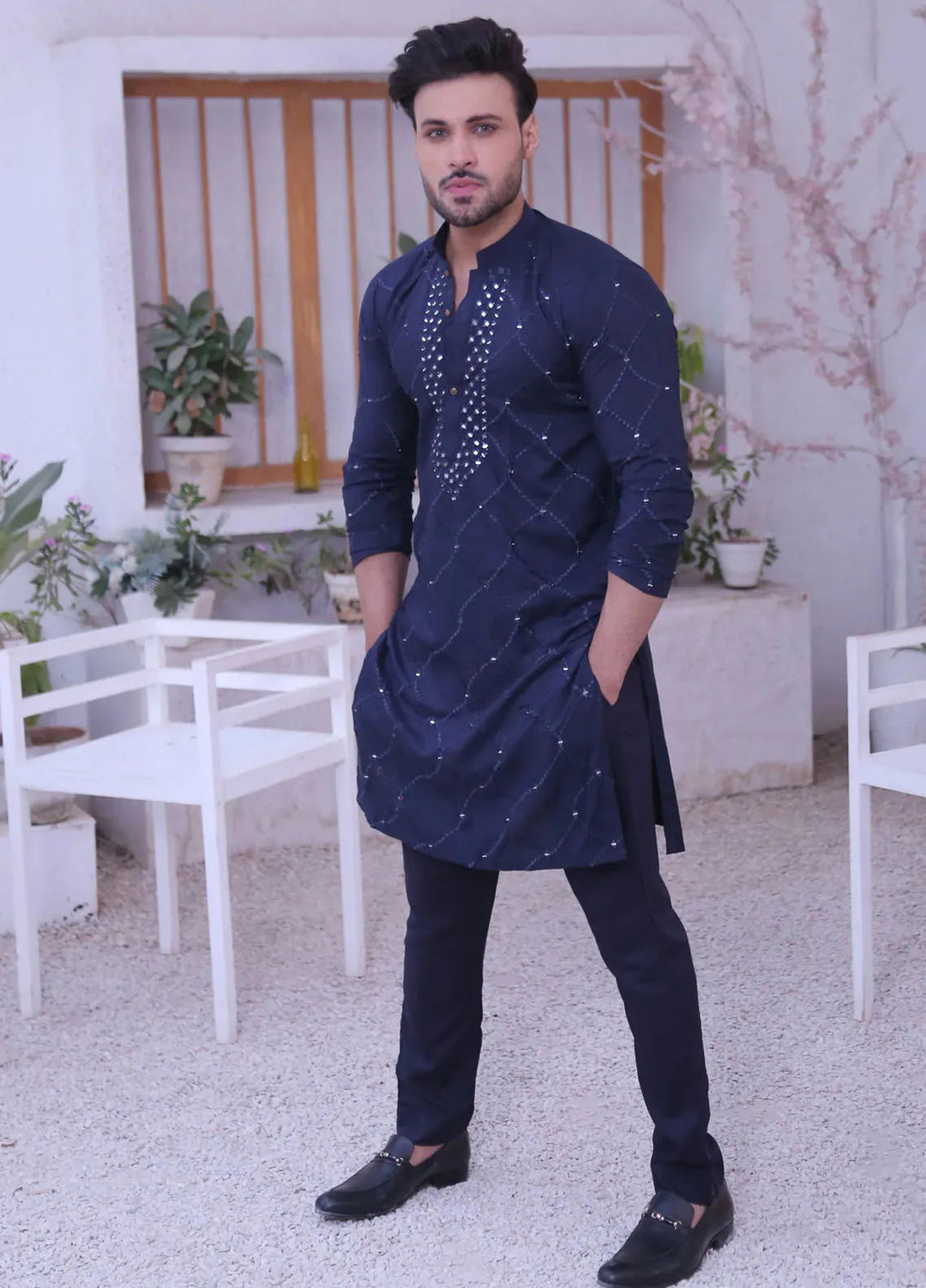 Edge Republic Pret Mirror Work Kurta Pajama ER MR 50