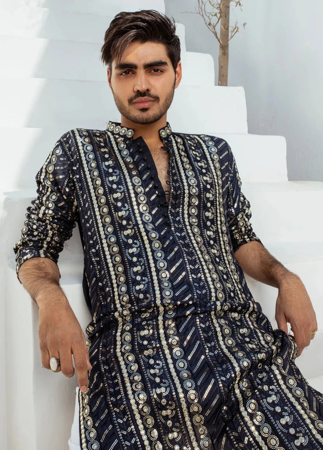 Edge Republic Pret Mirror Work Kurta Pajama MR 59