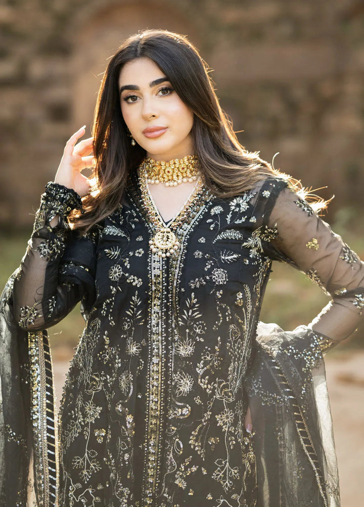 Savoir by Sahane Embroidered Organza Suits Unstitched 3 Piece CT-140007 Solene - Luxury Collection