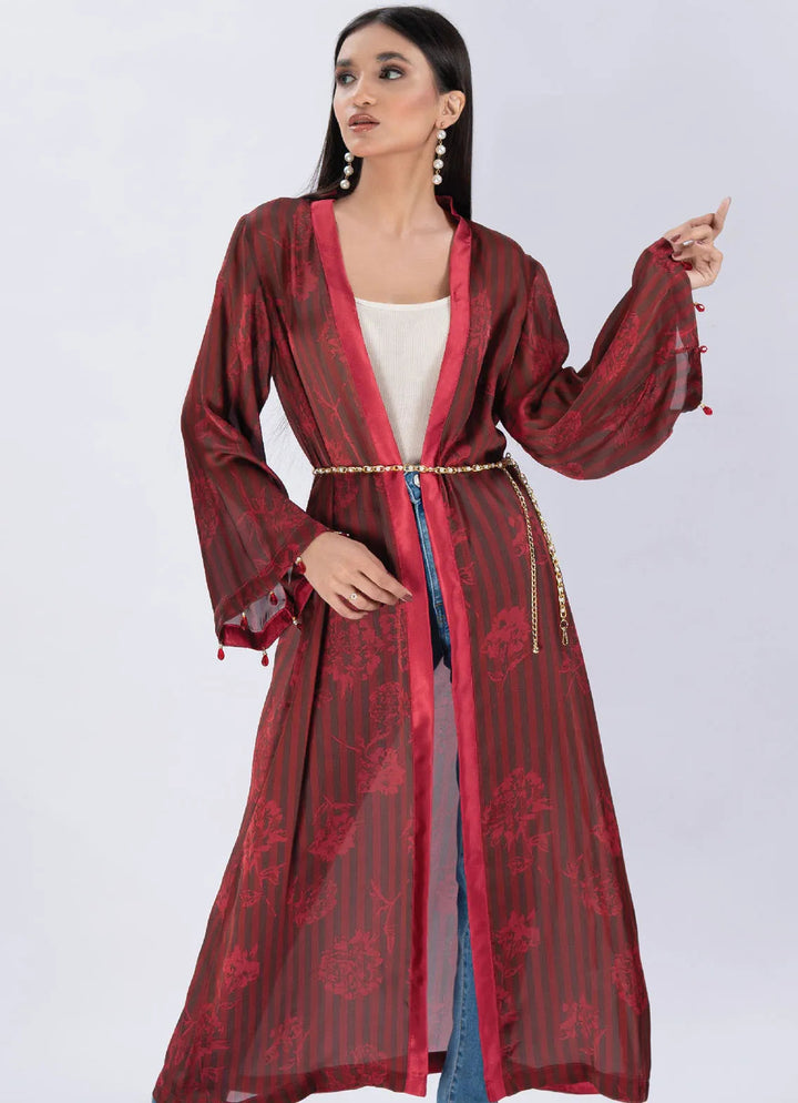 Edowlark Pret Causal Charmeuse Silk Gown Chic Style Fashion Shrug