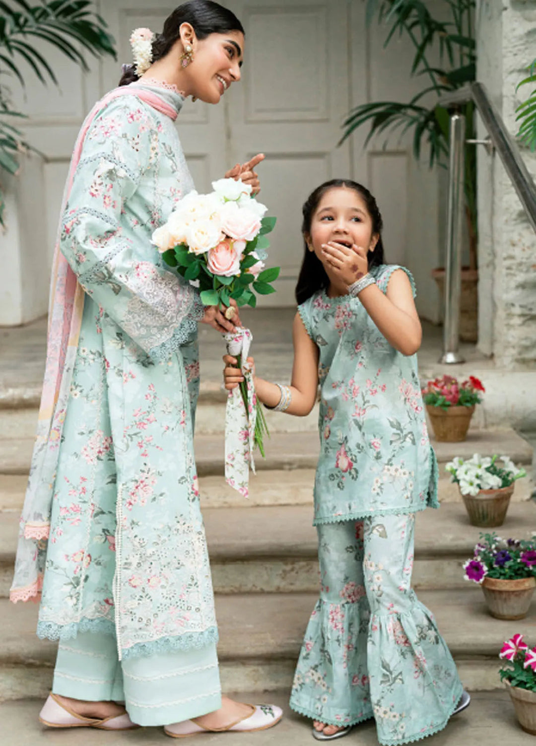 Eid Edit by Florent Embroidered Lawn Suits Unstitched 3 Piece FL25ED FEE 8 - Summer Collection