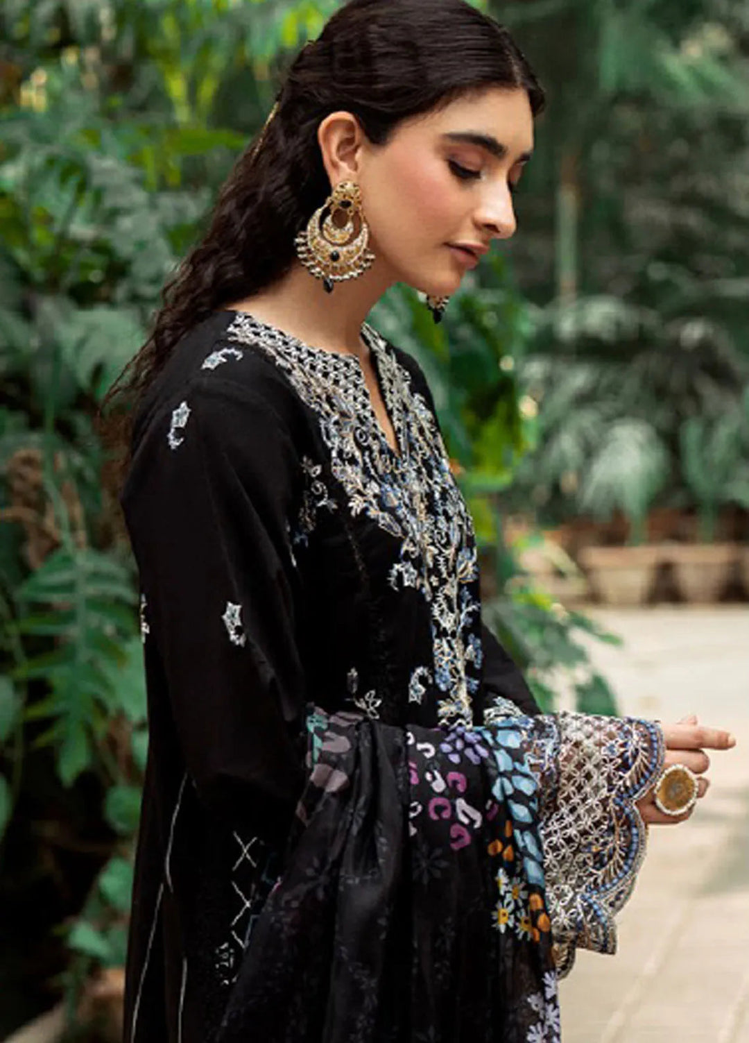 Eid Edit by Florent Embroidered Lawn Suits Unstitched 3 Piece FL25ED FEE D-2 A - Summer Collection