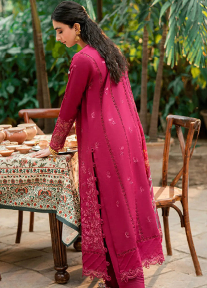 Eid Edit by Florent Embroidered Lawn Suits Unstitched 3 Piece FL25ED FEE D-2 B - Summer Collection