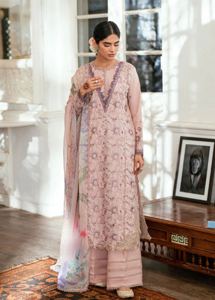 Eid Edit by Florent Embroidered Lawn Suits Unstitched 3 Piece FL25ED FEE D-3 A - Summer Collection