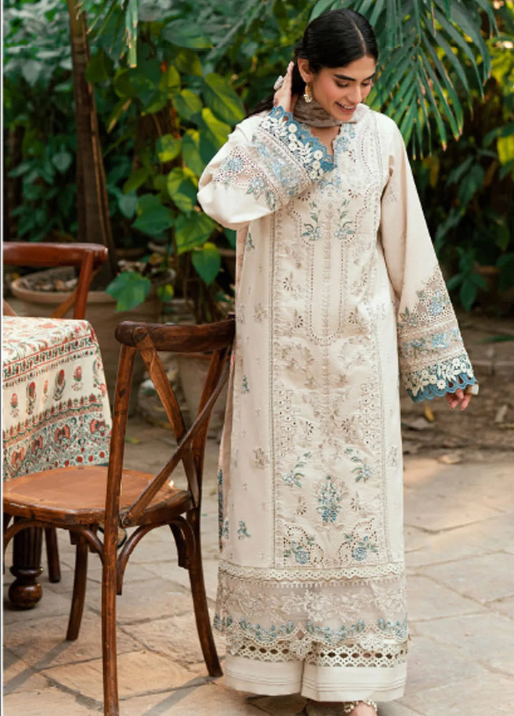 Eid Edit by Florent Embroidered Lawn Suits Unstitched 3 Piece FL25ED FEE D-4 B - Summer Collection