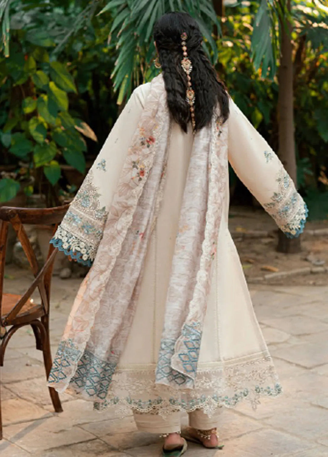 Eid Edit by Florent Embroidered Lawn Suits Unstitched 3 Piece FL25ED FEE D-4 B - Summer Collection