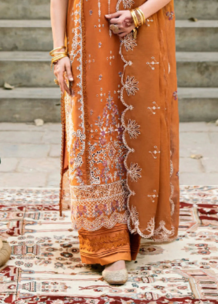 Eid Edit by Florent Embroidered Lawn Suits Unstitched 3 Piece FL25ED FEE D-6 A - Summer Collection