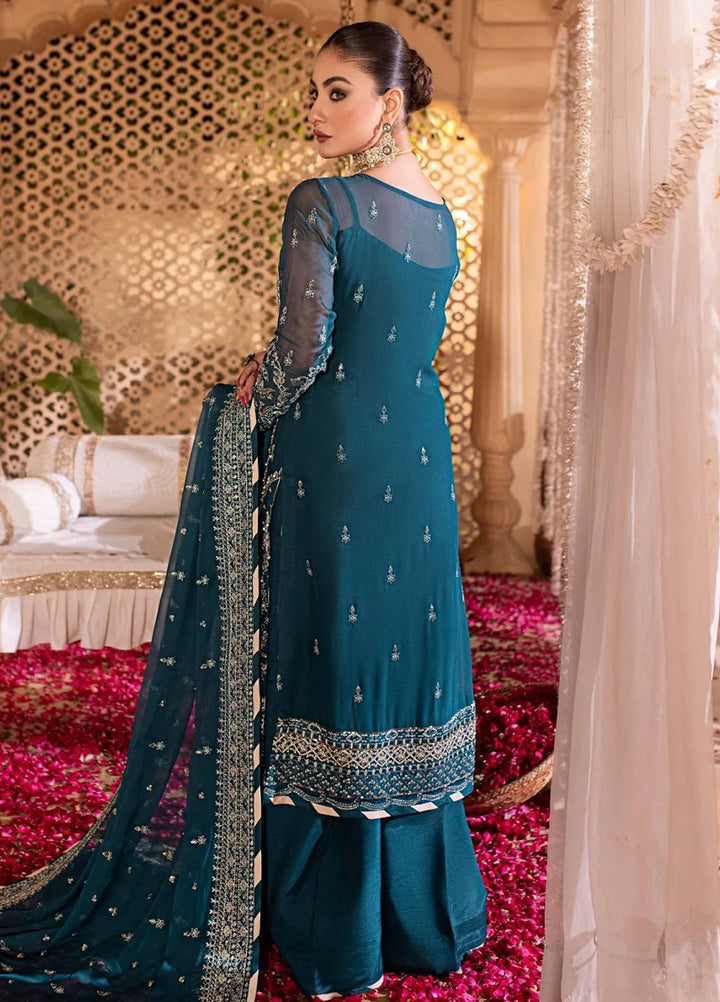 Eileen Embroidered Chiffon Suit Unstitched 4 Piece EL24C D2-AYLA  - Luxury Collection