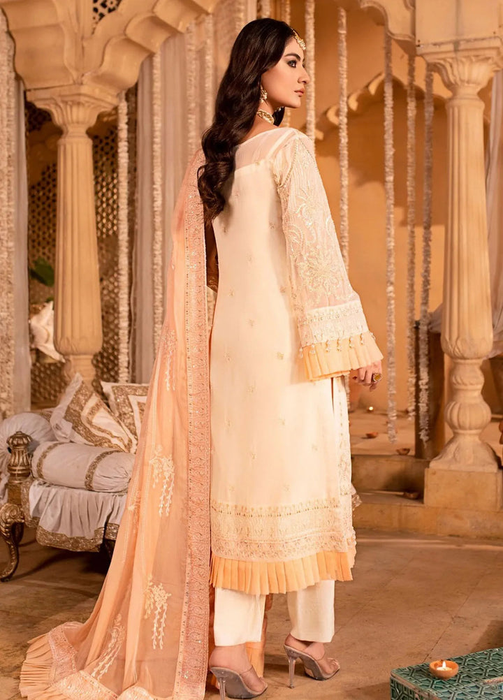 Eileen Embroidered Chiffon Suit Unstitched 4 Piece EL24C D4-LAINY  - Luxury Collection