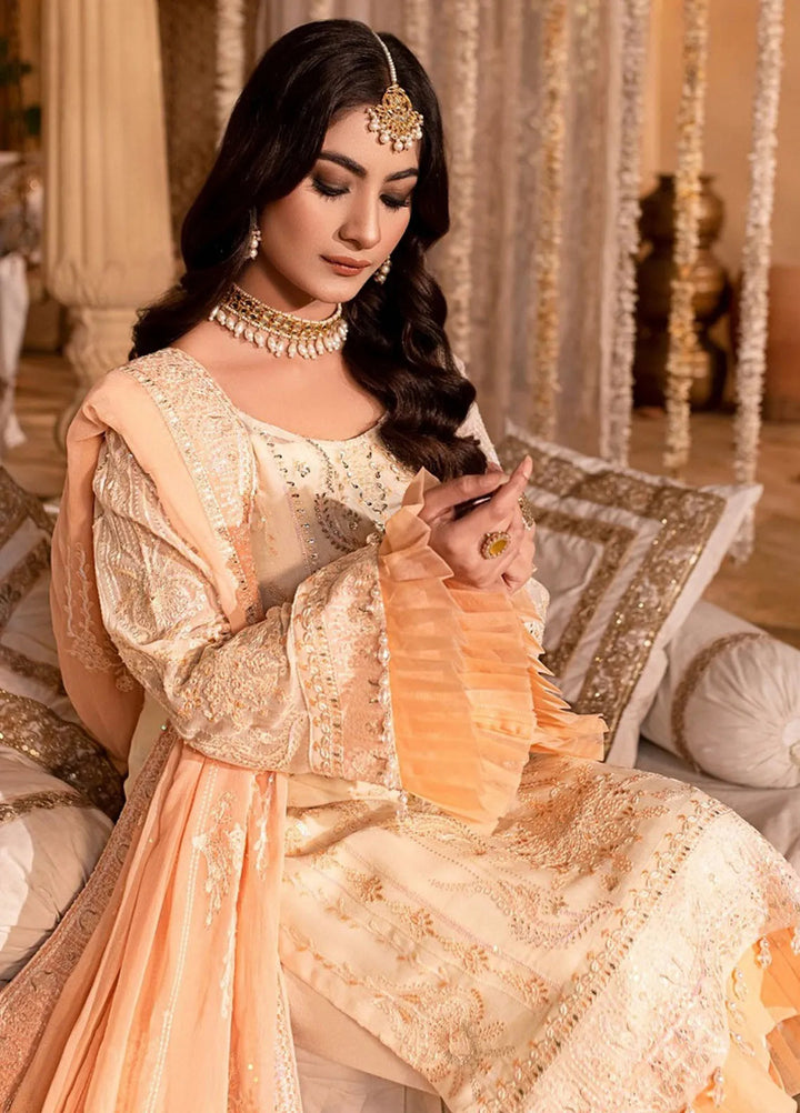 Eileen Embroidered Chiffon Suit Unstitched 4 Piece EL24C D4-LAINY  - Luxury Collection