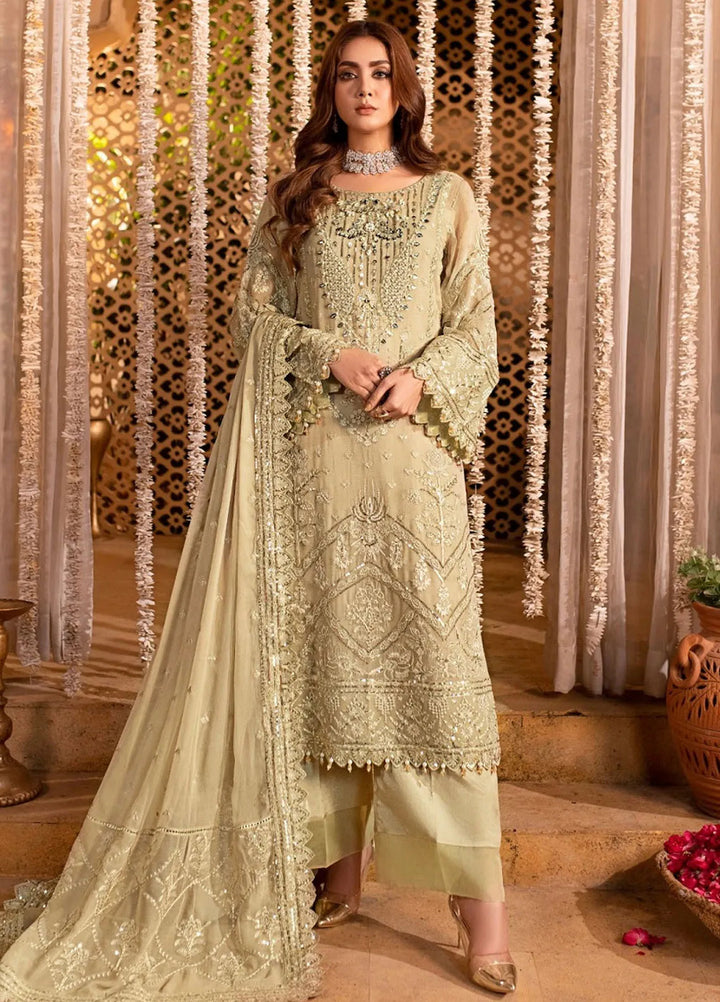 Eileen Embroidered Chiffon Suit Unstitched 4 Piece EL24C D5-NORAH - Luxury Collection