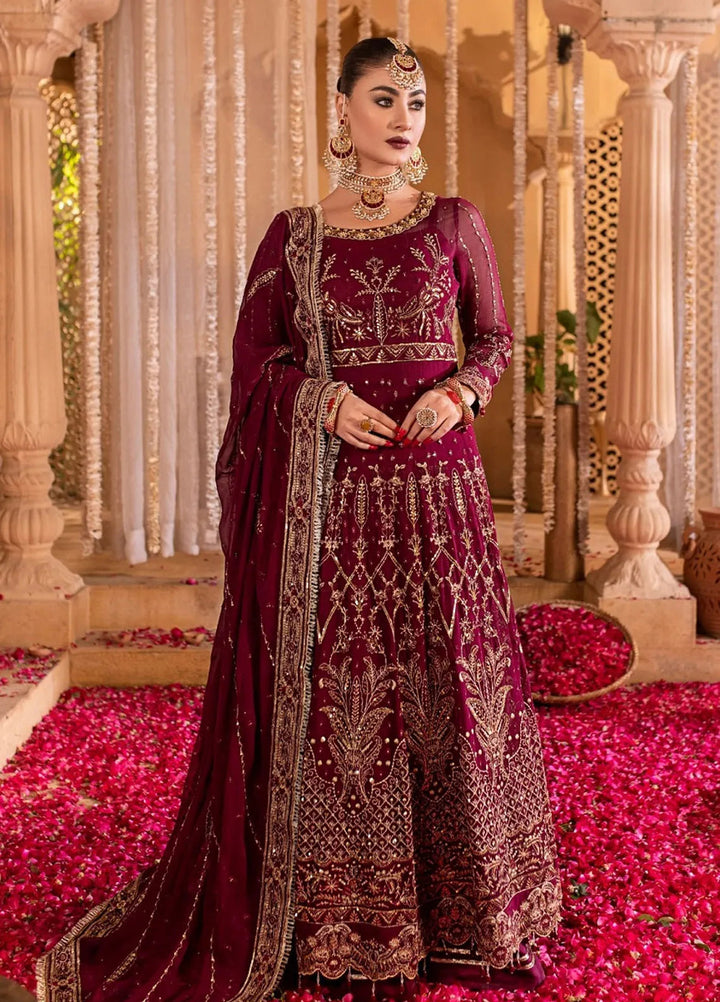 Eileen Embroidered Chiffon Suit Unstitched 4 Piece EL24C D6-SIERRA - Luxury Collection