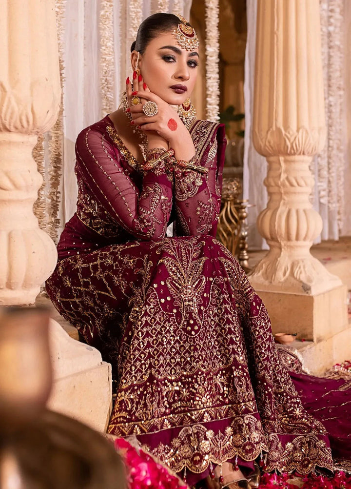 Eileen Embroidered Chiffon Suit Unstitched 4 Piece EL24C D6-SIERRA - Luxury Collection