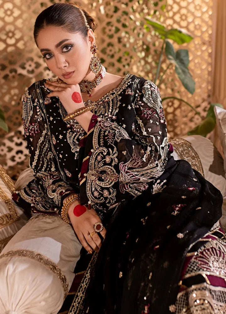Eileen Embroidered Chiffon Suit Unstitched 4 Piece EL24C D7-ALIYAH - Luxury Collection