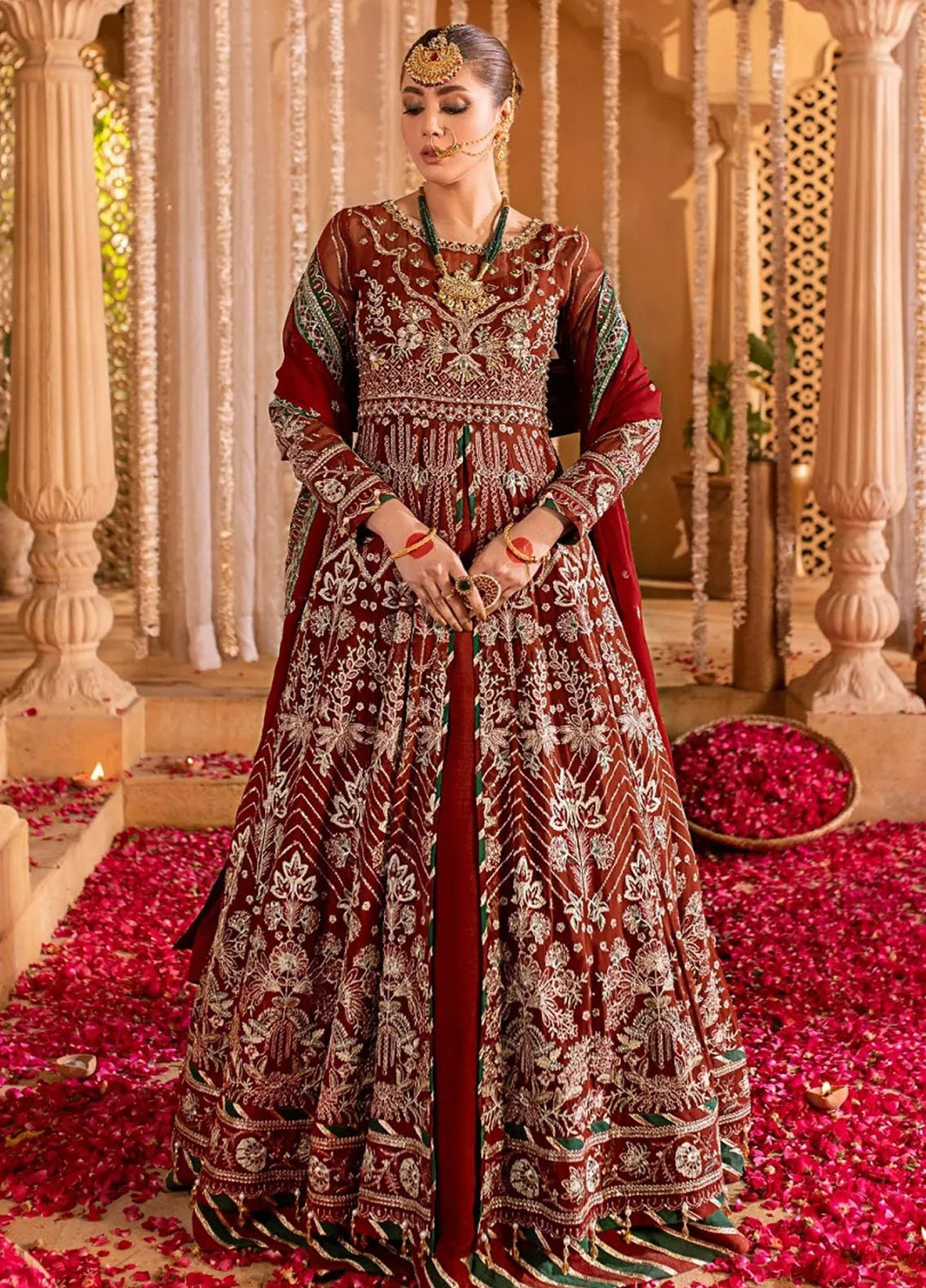 Eileen Embroidered Chiffon Suit Unstitched 4 Piece EL24C D8-ELOWYN - Luxury Collection