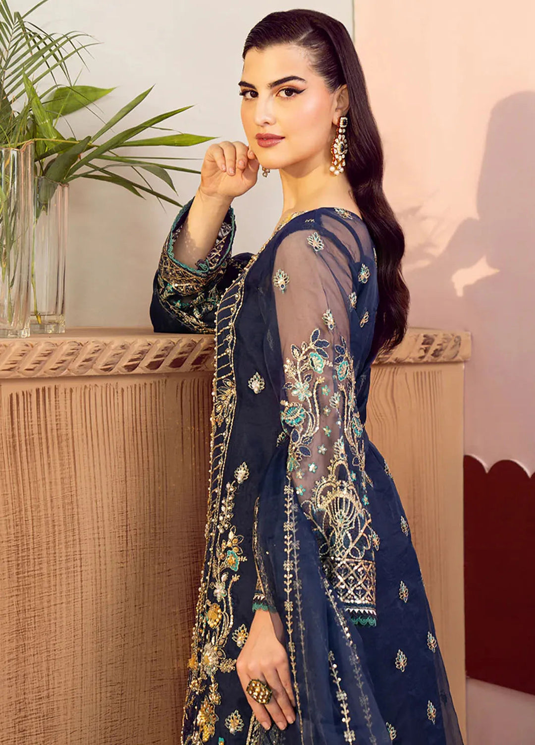 Eileen Pret Embroidered Organza 4 Piece Suit Alena