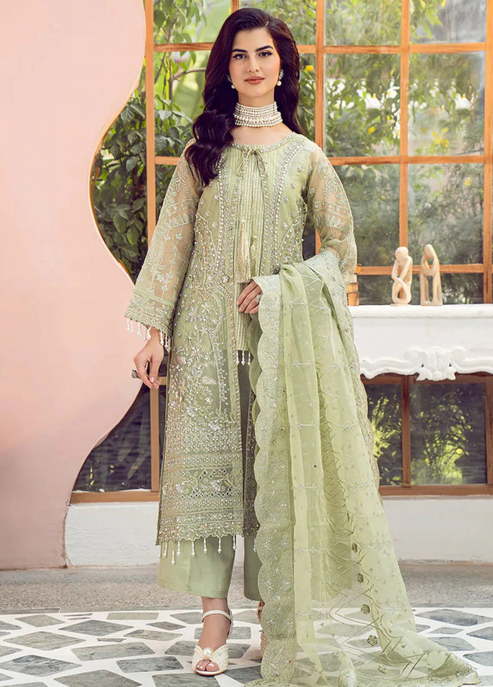 Eileen Pret Embroidered Organza 4 Piece Suit Kaiya