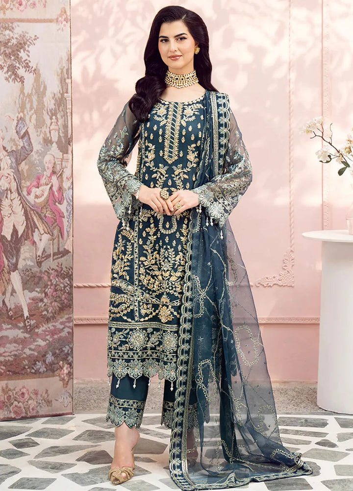 Eileen Pret Embroidered Organza 4 Piece Suit Sophia