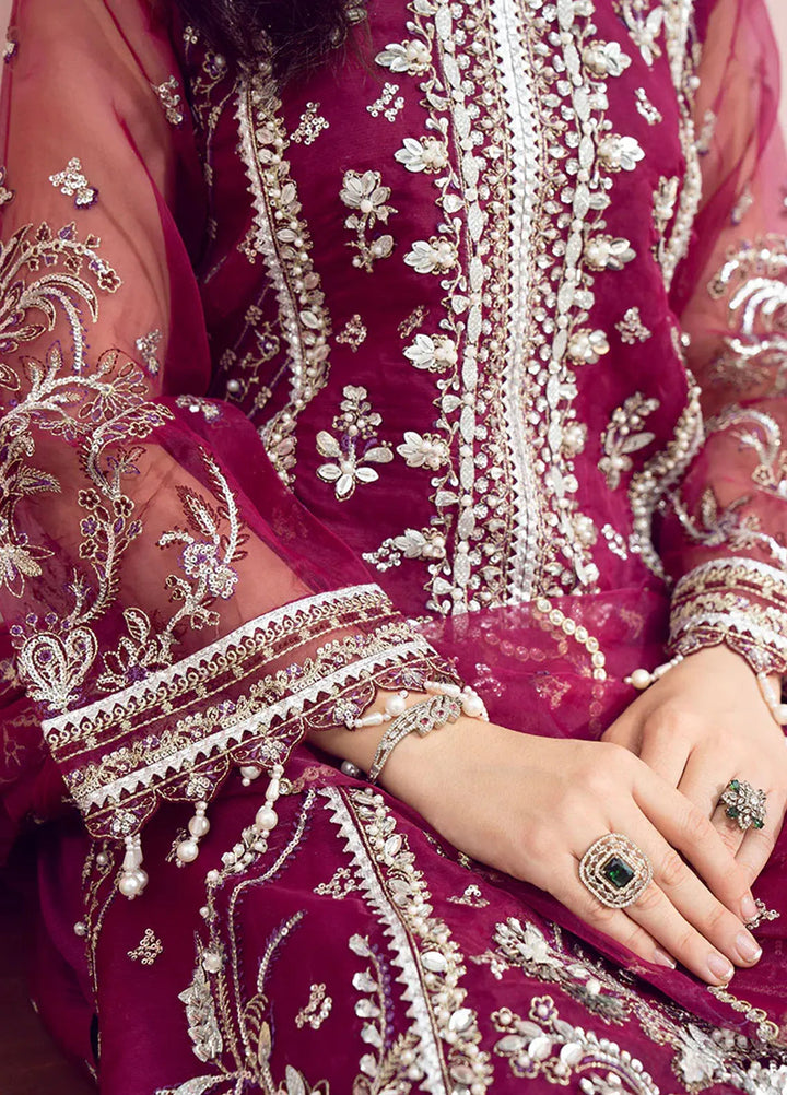 Eileen Pret Embroidered Organza 4 Piece Suit Zora