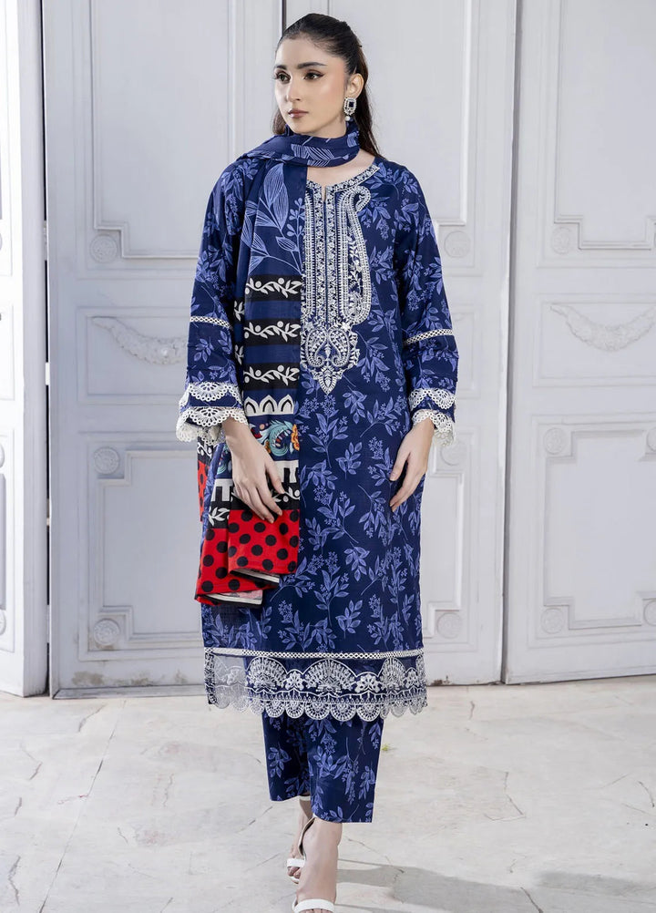 Eileen Pret Embroidered Slub Khaddar 3 Piece Suit D6-WP24