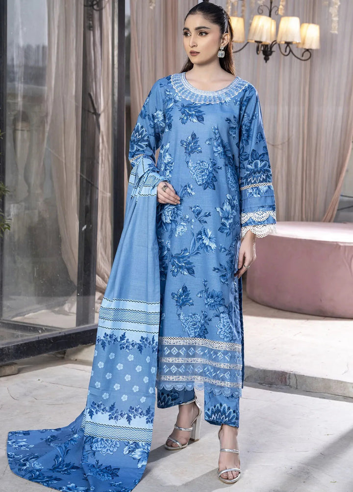 Eileen Pret Embroidered Slub Khaddar 3 Piece Suit D9-WP24