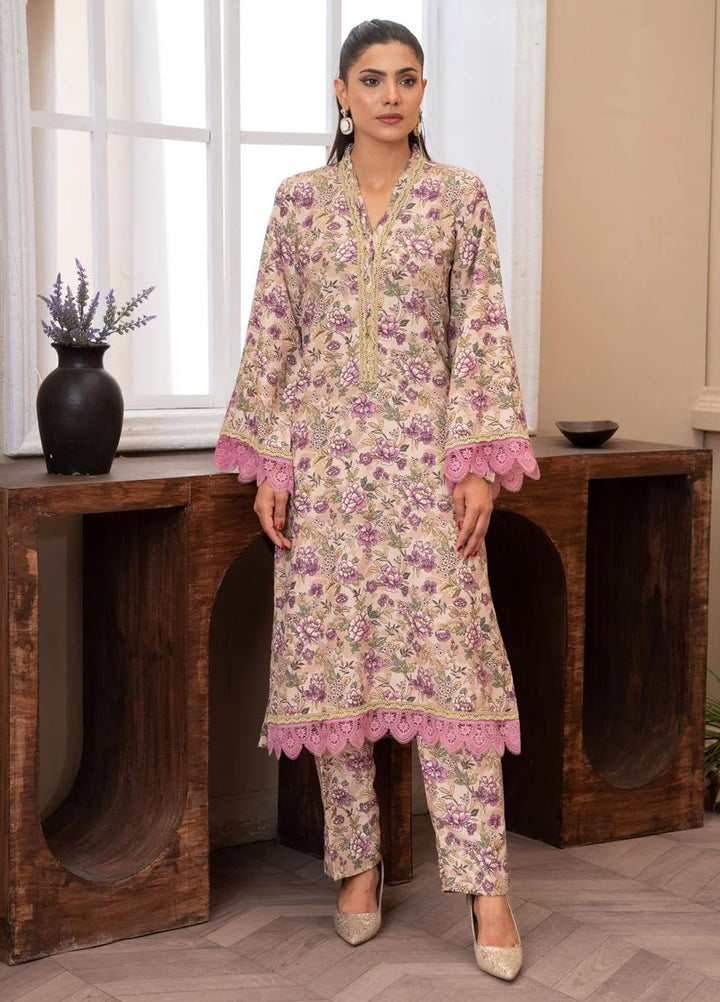 Eileen Pret Printed Poly Lawn 2 piece Suit D1-PL25