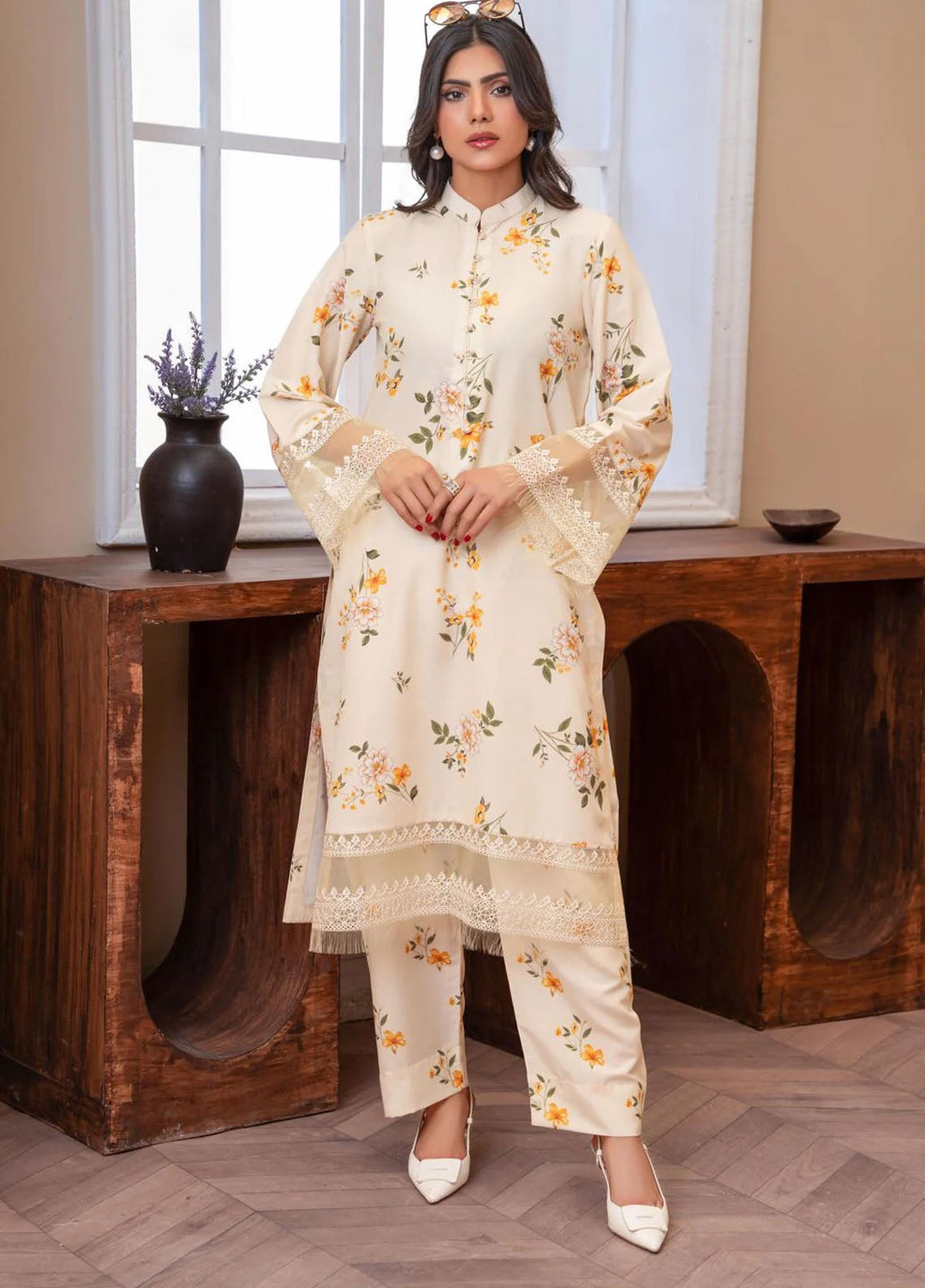 Eileen Pret Printed Poly Lawn 2 piece Suit D3-PL25