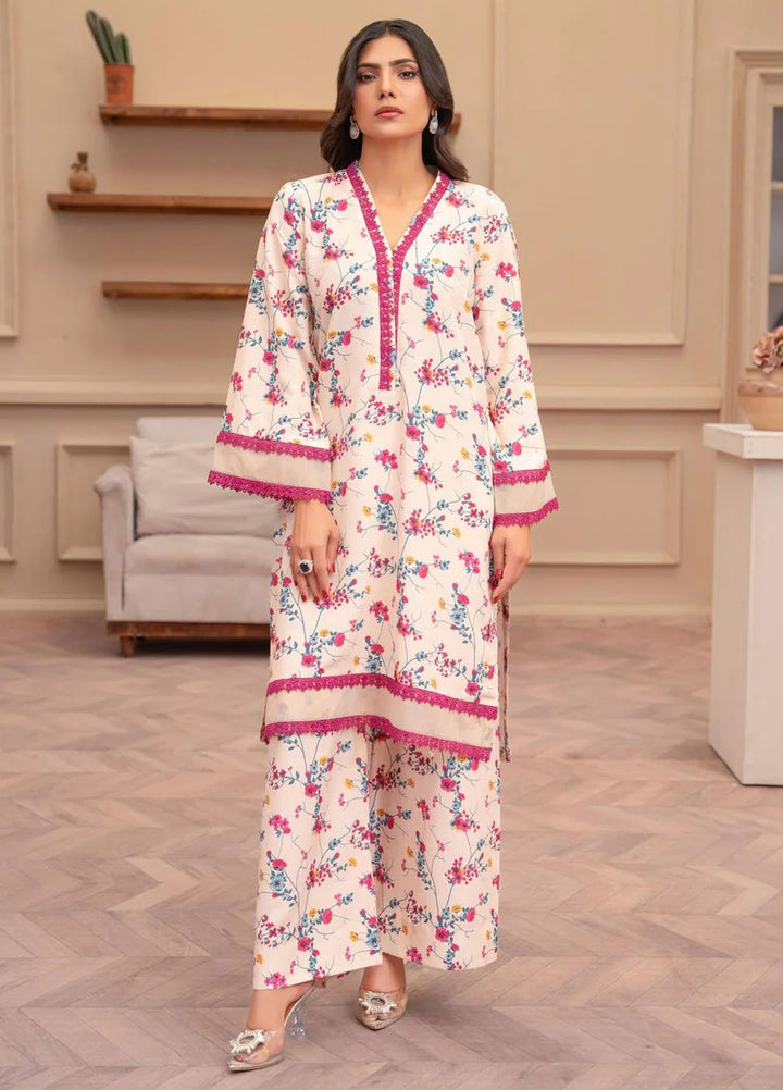 Eileen Pret Printed Poly Lawn 2 piece Suit D4-PL25