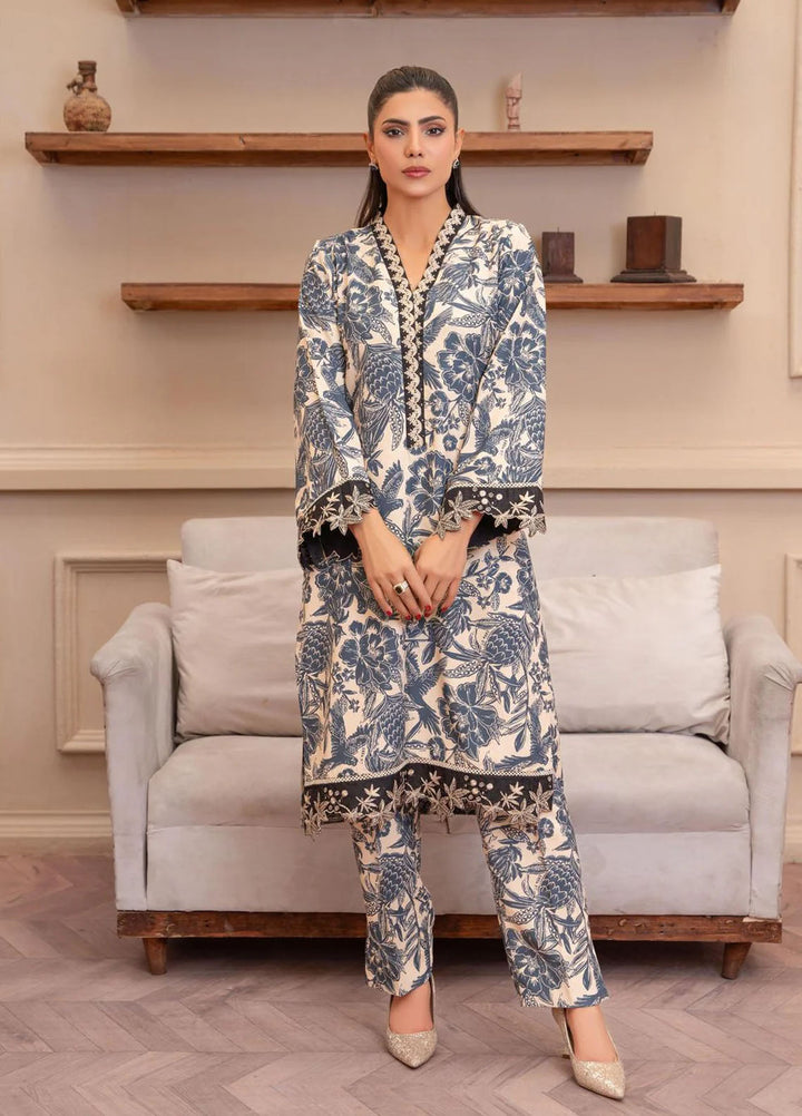 Eileen Pret Printed Poly Lawn 2 piece Suit D5-PL25