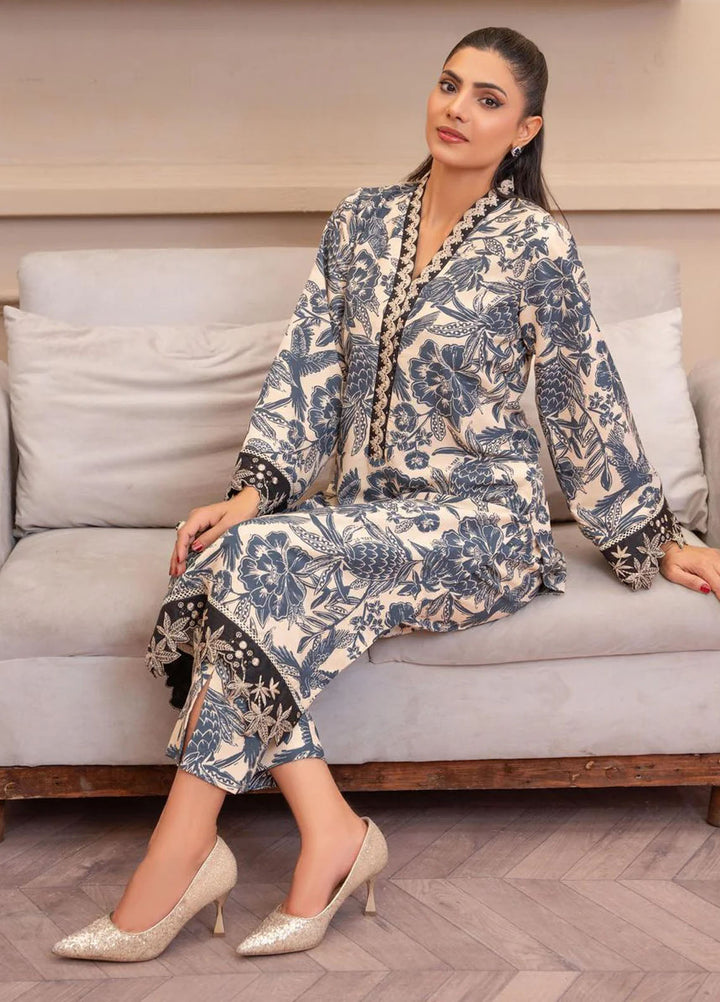 Eileen Pret Printed Poly Lawn 2 piece Suit D5-PL25