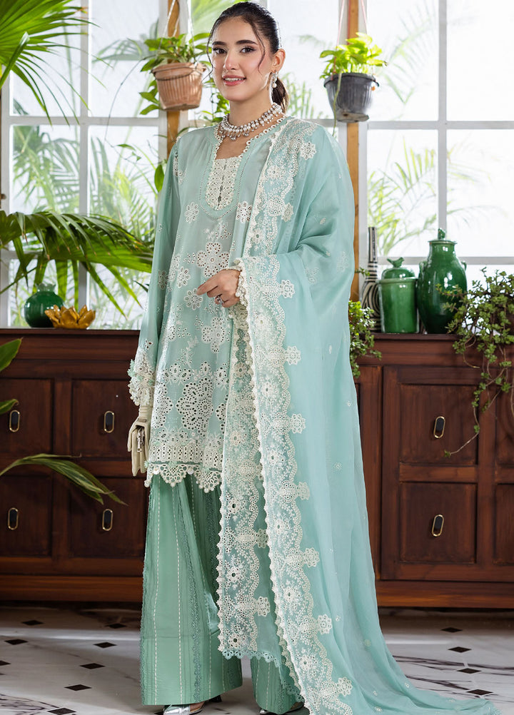 Elaf Chikankari Lawn Suits Unstitched 3 Piece EEC - 3A Parisian - Festive Collection