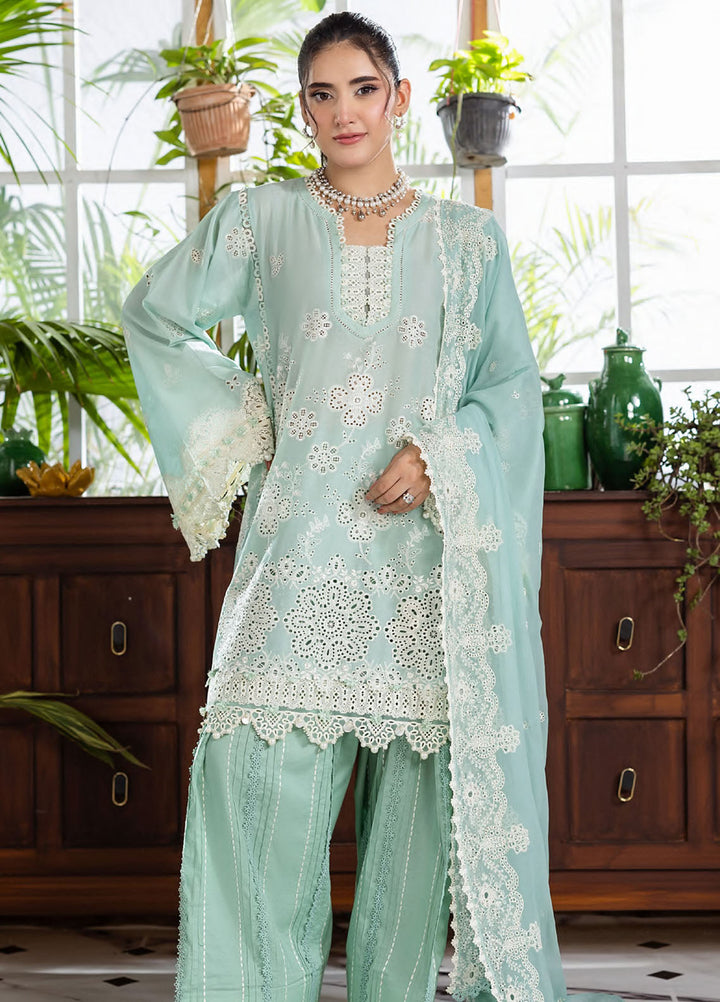 Elaf Chikankari Lawn Suits Unstitched 3 Piece EEC - 3A Parisian - Festive Collection