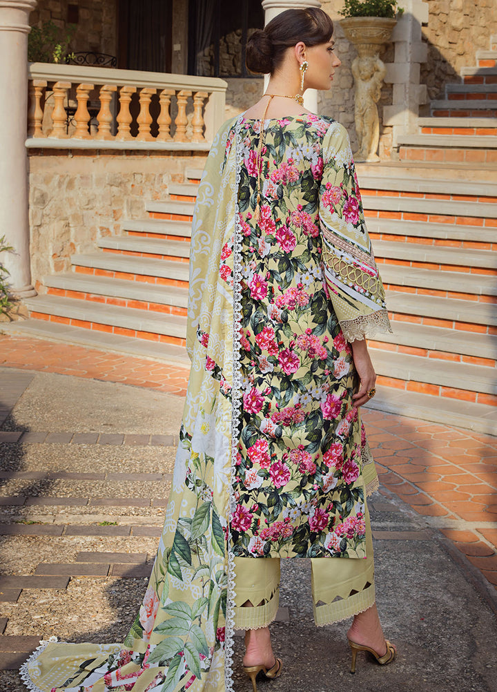 Elaf Chikankari Lawn Suits Unstitched 3 Piece EF24PC ECT 01B - Summer Collection