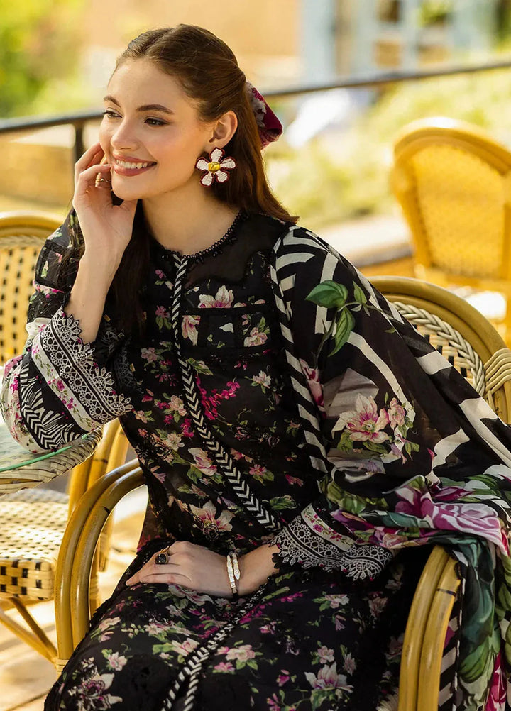 Elaf Chikankari Lawn Suits Unstitched 3 Piece EF25PC ELK-05A Belleza - Summer Collection