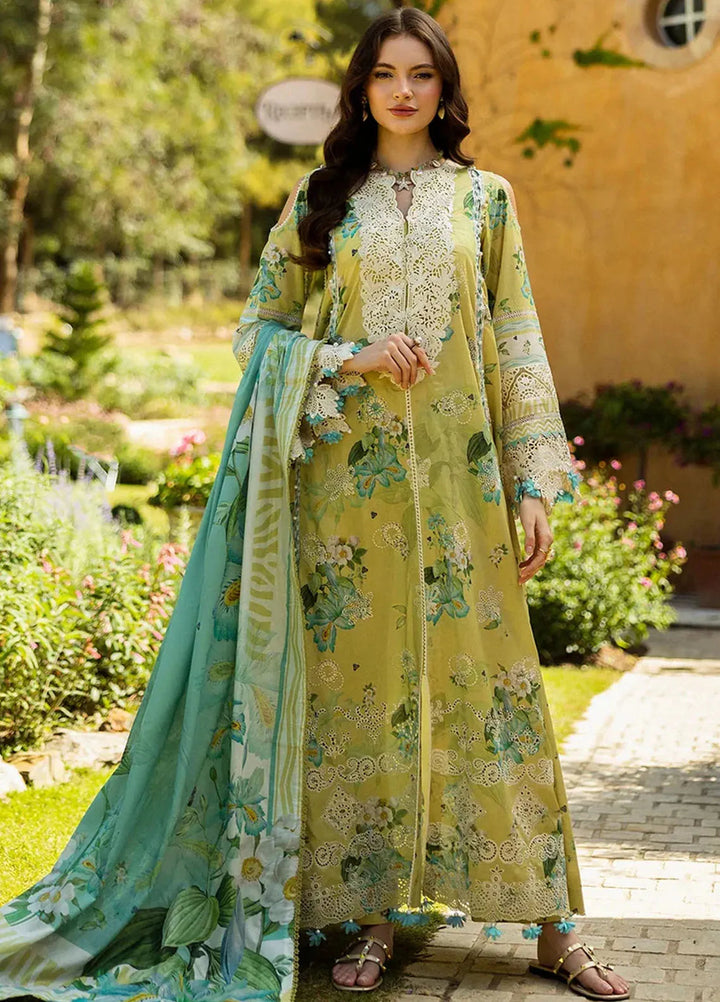 Elaf Chikankari Lawn Suits Unstitched 3 Piece EF25PC ELK-07A Allure - Summer Collection