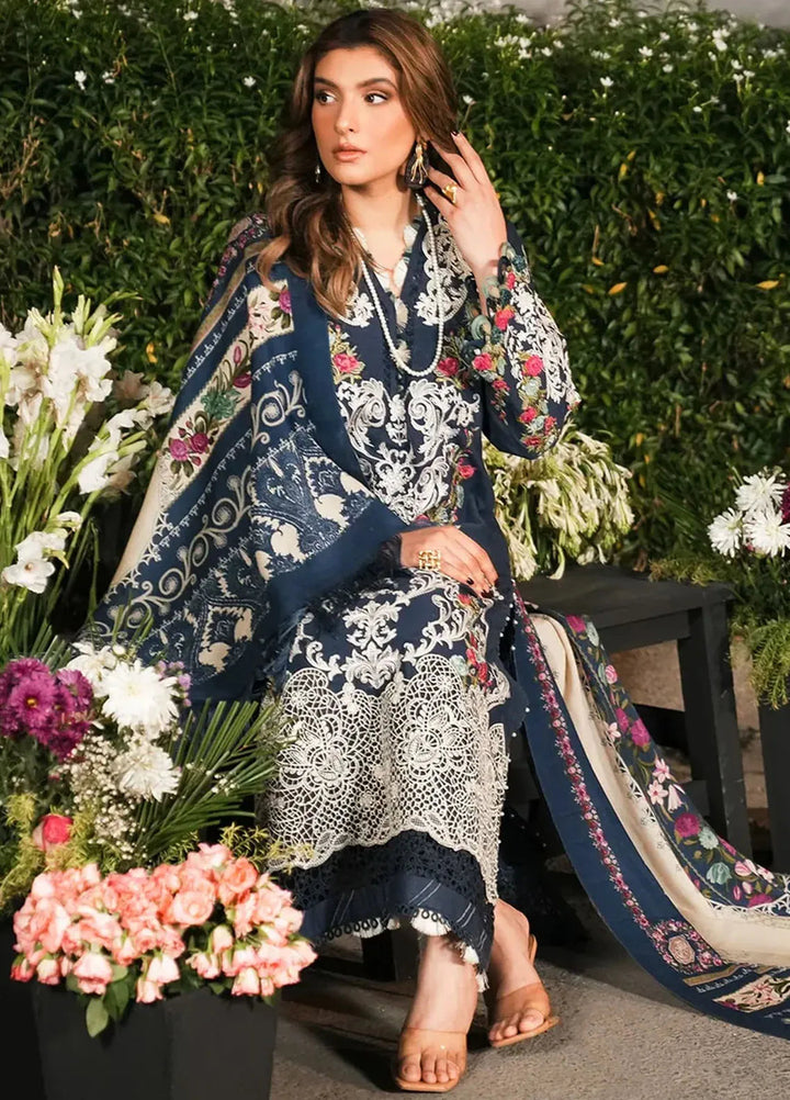 Elaf Embroidered Karandi Suit Unstitched 3 Piece EPW-6B Moonlit Promises - Winter Collection