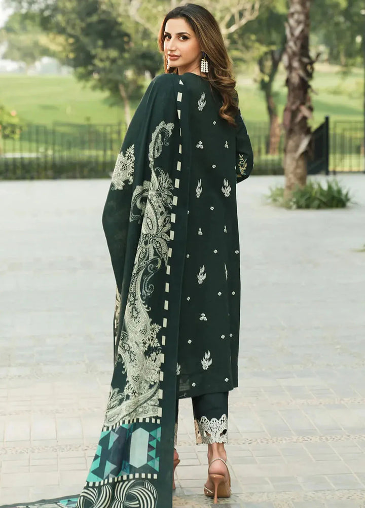 Elaf Embroidered Khaddar Suit Unstitched 3 Piece EPW-2A Sweet Harmony - Winter Collection
