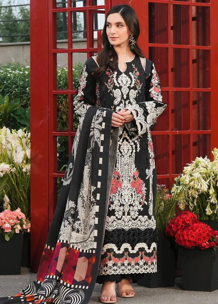 Elaf Embroidered Khaddar Suit Unstitched 3 Piece EPW-2B Forever Yours - Winter Collection