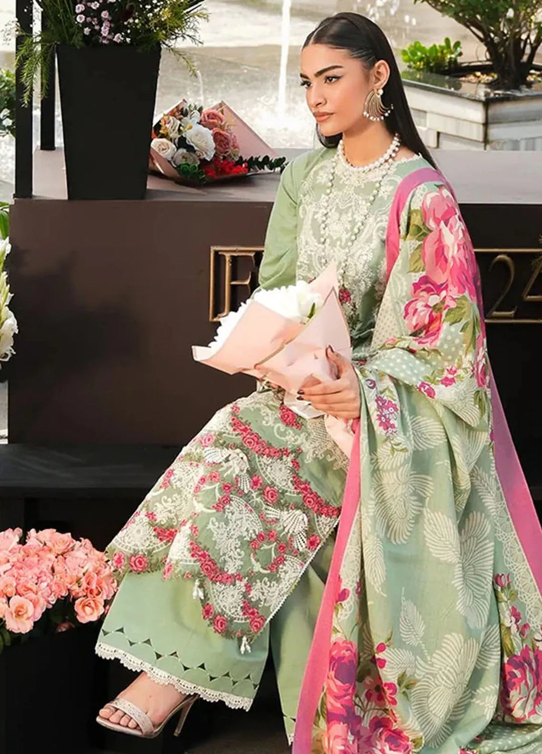 Elaf Embroidered Khaddar Suit Unstitched 3 Piece EPW-7A Passionate Dance - Winter Collection