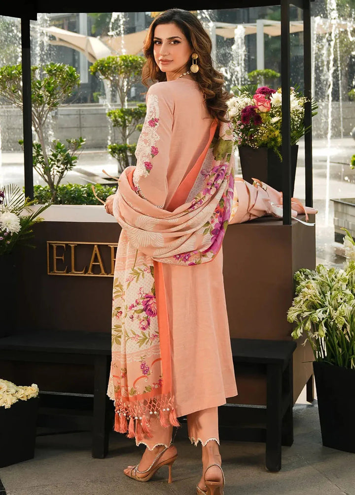 Elaf Embroidered Khaddar Suit Unstitched 3 Piece EPW-7B Flourishing Romance - Winter Collection