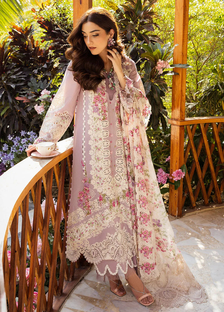Elaf Embroidered Lawn Suit Unstitched 3 Piece EF25LL ELM-09 Maya - Summer Collection