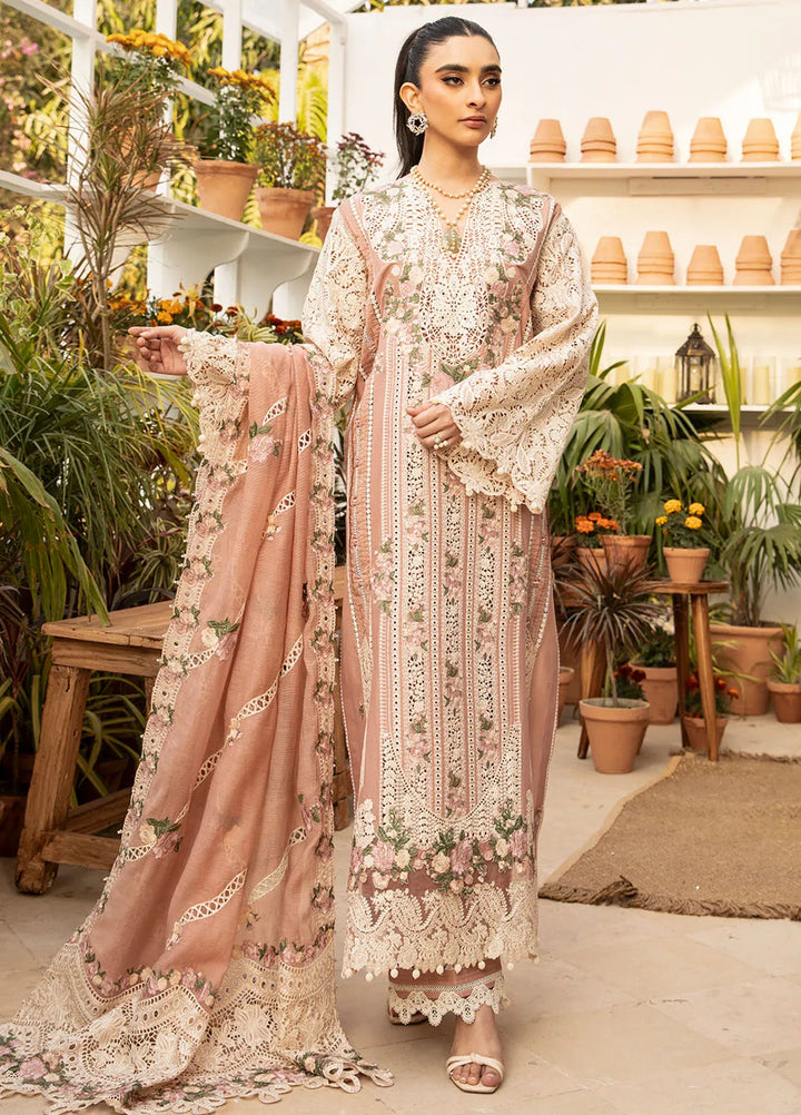 Elaf Embroidered Lawn Suit Unstitched 3 Piece EF25LL ELM-12 Shabana - Summer Collection